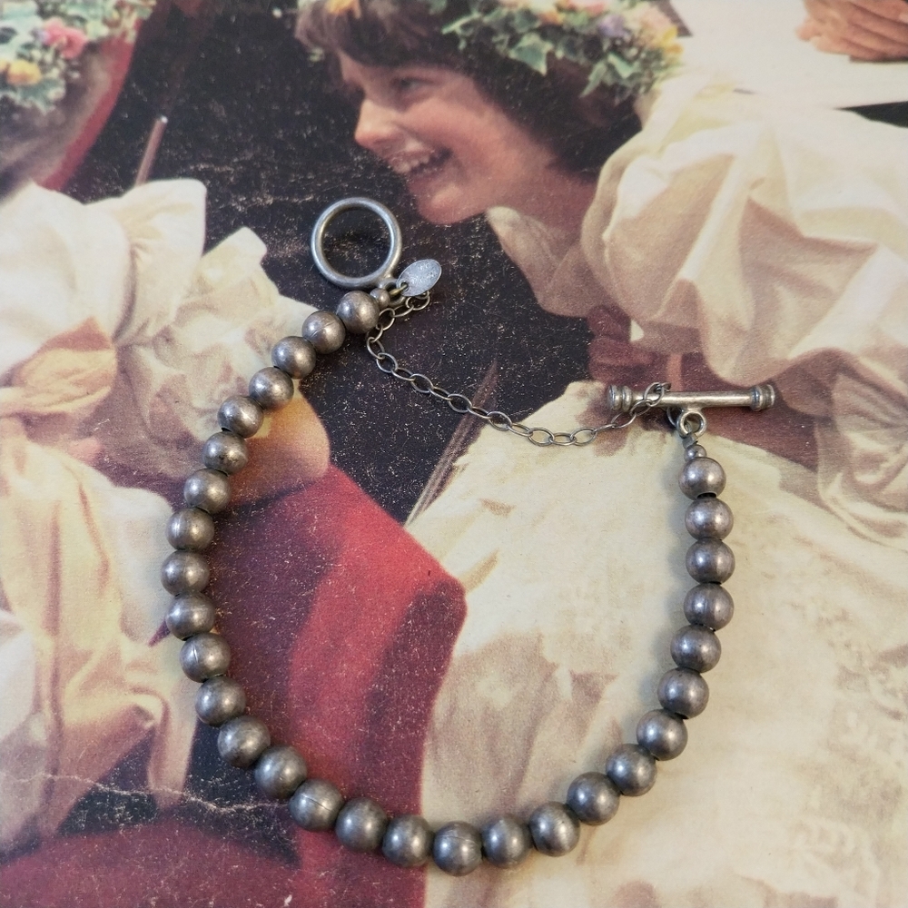 Silpada Sterling Silver Beaded Bracelet - Picture 7 of 15